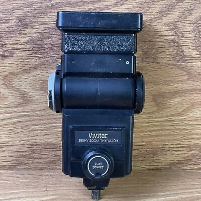 Vivitar 285HV Zoom Thyristor Vari Power Flash  • $7