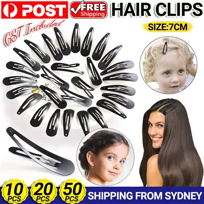 10-50pcs Alligator Hair Clips Metal Snap Barrettes Hair Styling Tool Women Girls • $5.45