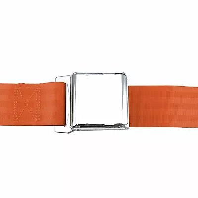 2pt Orange Lap Seat Belt Airplane Buckle - Each • $41.10