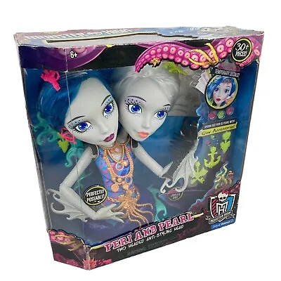 Monster High Peri And Pearl Serpentine Styling Head 2 Headed Doll 30+ Pc Set NIB • $40.50