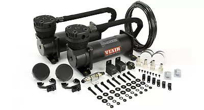 VIAIR Dual 480C Stealth Black Air Compressors For Train Horns - 12 Volt 200 PSI • $479.95