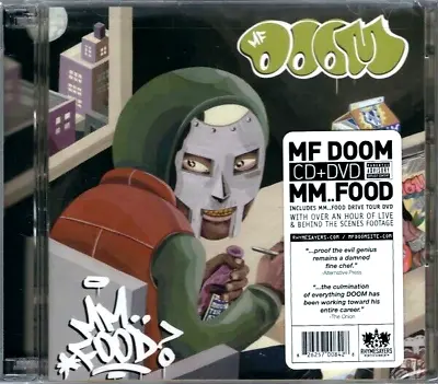 MF Doom ‎- MM Food CD + DVD - SEALED NEW - Hip Hop Classic • $14.99