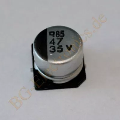 10 X 47μF 47uF 35V 105° Elko Capacitor Capacitor Nippon Ch E-Cap 10pcs • $6.39