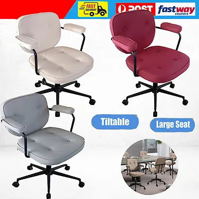 Home Office Chair Leather Executive Computer Chair Swivel Desk Chair Work Study • $59.99