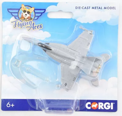 Corgi Flying Aces F/A-18 Super Hornet Die-Cast Metal Airplane W/ Stand CS90658  • $9.99