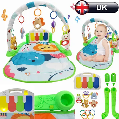 Baby Activity Game Crawl Music Piano Play Mat Educational Floor Gym Carpet UK • £22.79