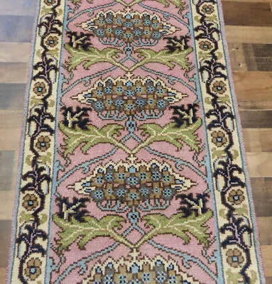 $280.73 • Buy 2'8 X12' New William Morris Hand Knotted Wool Arts & Crafts Oriental Rug Runner
