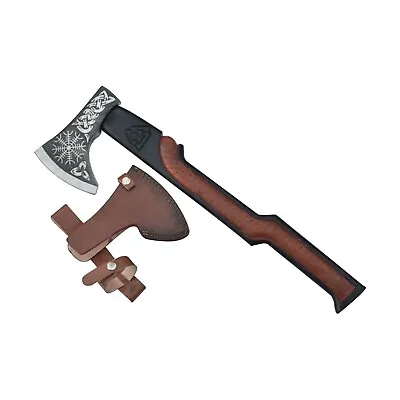 21-Inches Medieval High Carbon Steel Viking Tomahawk Hatchet Integral Axe • $59.99