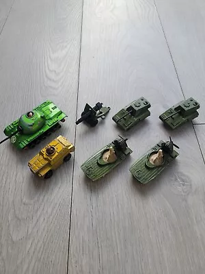 Vintage Matchbox Military Vehicles Rolamatics & Superfasts X 7 • £10