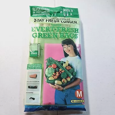 Debbie Meyers Evert Fresh Green Vegetable Storage Bags Med. 17 X 7 X 5 (10 Bags) • $12.99