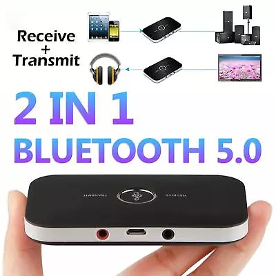 2in1 Bluetooth Transmitter & Receiver Wireless A2DP Home TV Stereo Audio Adapter • $8.94