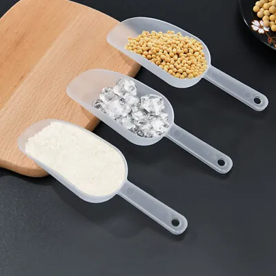 Ice Scoop Candy Tongs Rice Scoops Grain Flour Shovel Buffet Coffee Serving Scoop • £3.99