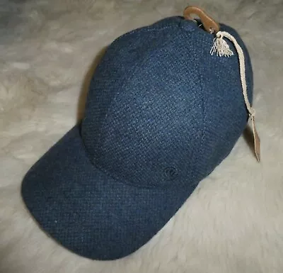 Fat Face Womens Tweed Baseball Cap BNWT Blue • £29.75