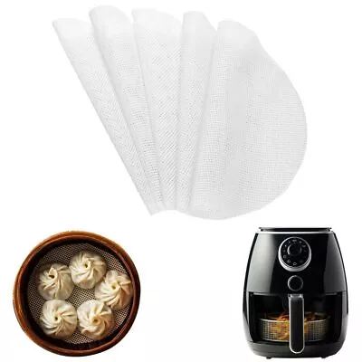 Air Fryer Silicone Liners 5 Pack 8'' Reusable Baking Accessory Non Stick And ... • $16.25