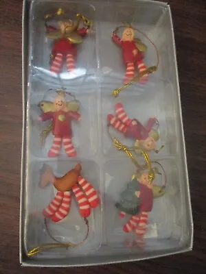 Gisela Graham Set Of Six Christmas Fairy Tree Hanging Decorations (NEW) • £6.49