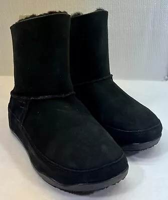 FitFlop Original Mukluk Shorty Double Face Shearling Boots Women’s Sz 8.5 • $49.95