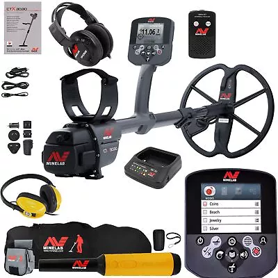 Minelab CTX 3030 Metal Detector W/ Pro Find 35 Waterproof Headphones And More • $2326.99