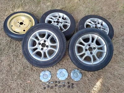 4x14  Toyota Yaris 1998/00 Tyres With Spare Tyre. Comes With 3 Original Hubcaps. • $366.33