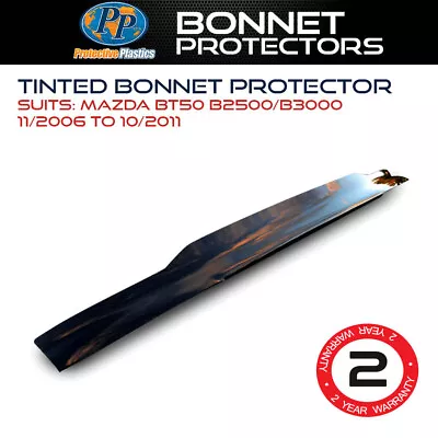 Tinted Bonnet Protector Fits Mazda BT50 B2500 B3000 11/2006 - 10/2011 4x4 4WD • $116.99