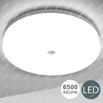 LED Ceiling Light PIR Motion Sensor Lights Panel Wall Lamp Bedroom Living Room • £11.90