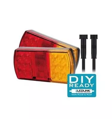 Roadvision LEDLink Trailer Kits 6x4 12V Stop/Tail/Ind/Ref/Lic Rect 150mm X 80mm • $131.99