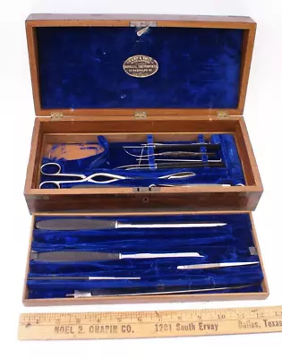 Antiq Medical Surgeon Surgical Kit - Sharp & Smith Civil War Era - 26 Pc - Orig • $1500