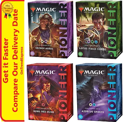 NEW MTG Magic The Gathering 2021 Pioneer Challenger Decks Full Set Of 4 Boxes  • $218.95