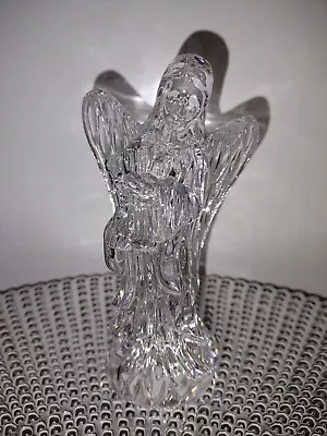 Waterford Crystal Guardian Angel W/ Harp • $99.99