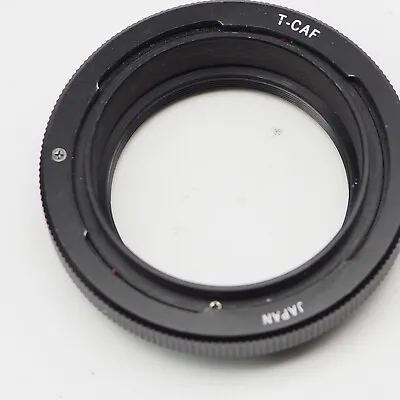 Canon FD Camera Fit T2 Adapter Mount Ring Black Fits 35mm Manual SLR Camera • £5.99