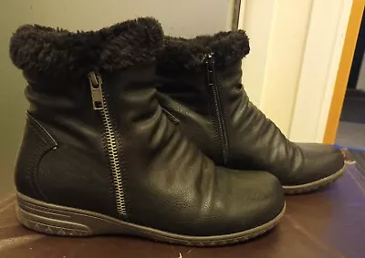 £3.99 • Buy Pavers Leather Ankle Boots Size 4