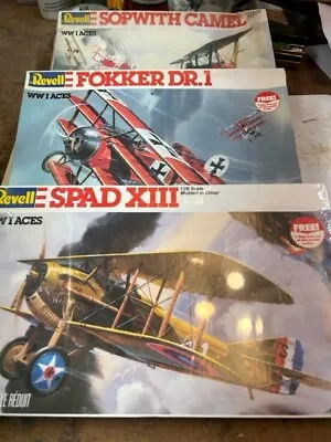 Lot Of Revell WWI  Fighters...1/28...MINT • $56.99