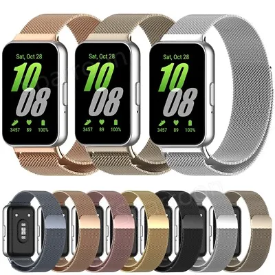 For Samsung Galaxy Fit 3 Metal Strap Milanese Magnetic Loop Stainless Steel Band • $11.16