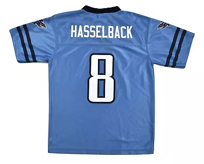 NFL Team Apparel Youth Boys Tennessee Titans Matt Hasselback Jersey LOOK L-3XL • $5.99