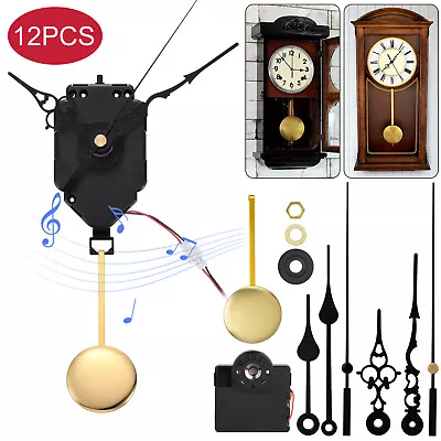 Quartz Clock Movement Mechanism Chime Music Box DIY Replacement Repair Parts Kit • $12.98