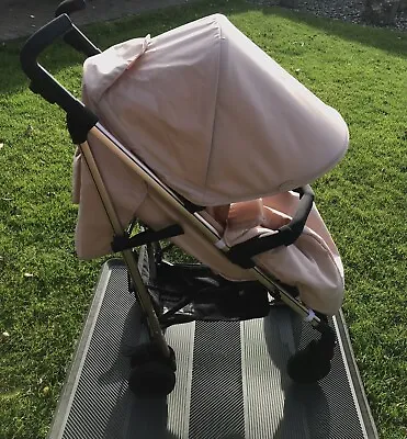 My Babiie MB51 Rose Gold And Blush Umbrella Fold Stoller/Pushchair • £85