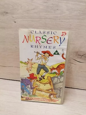 Classic Nursery Rhymes (VHS 1997) - 60 Nursery Rhymes And Playsongs • $12.42