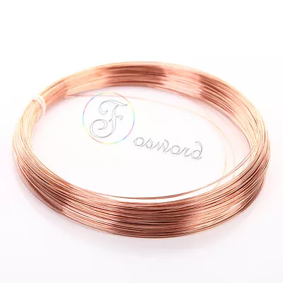 T2 999 Copper Wire Round Solid Pure Bare Rotor Coil Starter φ0.2 ~ φ5 Rewinding • $5.75