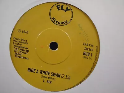 T.rex   Ride A White Swan   Mustard Labels  Ex+ Cond.[wol] • £2.99