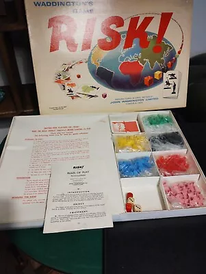 Waddington's Risk! Board Game - Boxed & Complete - 1968 - Excellent Condition • £20