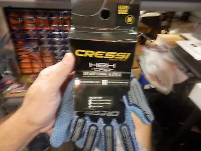 Cressi Hex Grip Gloves For Diving Spearfishing Lobstering M  NEW • $34.99