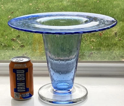 £84.99 • Buy Keith Murray Glass Vase : Royal Brierley Stevens & Williams : Art Deco
