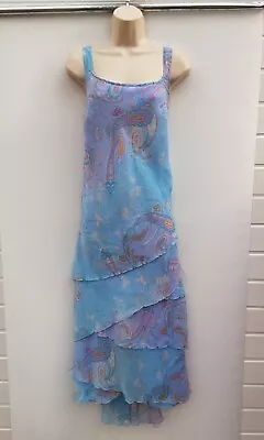 Slip On Teaday Dressparty20's30's40's70s90svintage Stylepaisleysize 24 • £9.99