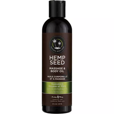 Natural Body Care Hemp Seed Massage & Body Oil Guavalava 8 Fl Oz • $15.48