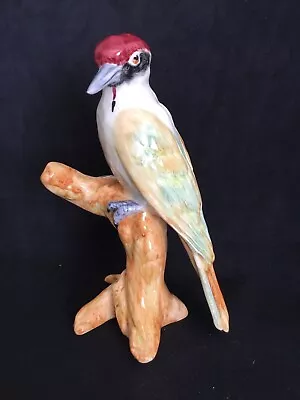 Wade Rare Woodpecker 1930’s Figurine. 7” High. Rare Glossy Woodpecker. • £230