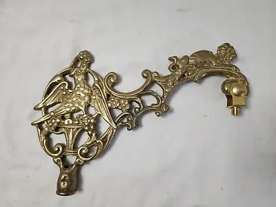 Vintage Brass Ornate Bird & Berries Floor Lamp Arm Replacement Part • $30