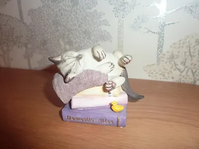 Lovely Country Artists Domestic Bliss No 04625 Kitten  / Cat Ornament VGC No Box • £24.99
