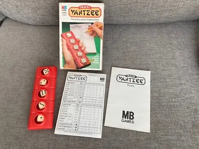 £7 • Buy Vintage (1983) MB Games Travel Yahtzee