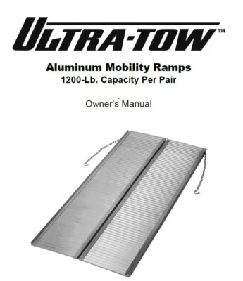 $109.99 • Buy Ultra-Tow Aluminum Mobility Ramp Set - 1200-Lb. Capacity, 30in.W X 72in.L
