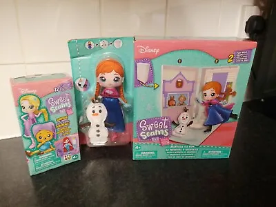 Disney Sweet Seam Frozen Anna IceRink Deluxe Playset With Extra Sweet Seams Doll • £17