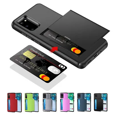 $9.66 • Buy For Samsung S22 S21 S20 Ultra S10 8 S9 Plus Note 20 10 9 Case Slide Wallet Cover